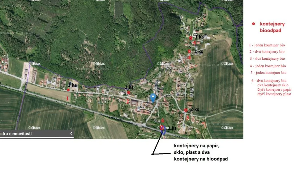 Rozmístění kontejnerů